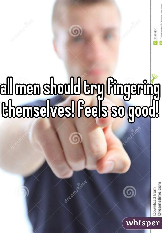 Guys Fingering Themselves